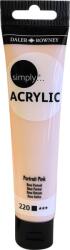 Daler-Rowney Simply Akril festék Peach Pink 75 ml 1 db (126975220)