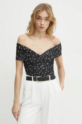 Bardot body femei, culoarea negru, cu imprimeu, 59757TB1 PPYA-BDD06K_99X (59757TB1)