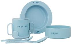 Design Letters set de mic dejun pentru copii Mini Favourite 5-pack 99KK-KBU7NS_MLC (20103025LIGHTBLUE)