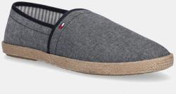 Tommy Hilfiger espadrile HILFIGER CHAMBRAY ESPADRILLE culoarea bleumarin, FM0FM05391 PPYA-OBM0IB_59X (FM0FM05391)