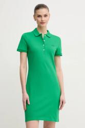 Lacoste rochie culoarea verde, mini, dreaptă PPYK-SUD0YE_77X (EF5473)