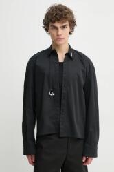 Heliot Emil camasa de lana PPYA-KDM08N_99X (SS25.M.05.060.BLK01)