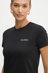 Karl Lagerfeld tricou din bumbac ESSENTIAL PPYA-TSD08M_99X (A1W17019)