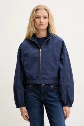 Guess geaca FLORIE culoarea albastru marin, de tranzitie, oversize, W5GL18 WH5X2 PPYA-KUD0M7_59X (W5GL18.WH5X2)