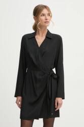 Tommy Hilfiger rochie culoarea negru, mini, dreaptă, WW0WW45006 PPYA-SUD06R_99X (WW0WW45006)
