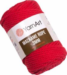 YARNART Macrame Rope 3 mm 63 m 773 Red Zsinór (Macrame Rope 3 mm 773)