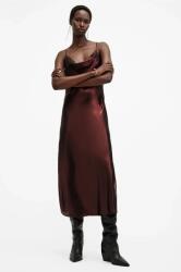 AllSaints rochie HADLEY culoarea rosu, midi, dreaptă, W255DB PPYA-SUD0LJ_33X (W255DB)