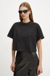 Karl Lagerfeld tricou din bumbac femei, culoarea negru, A1W17071 PPYA-TSD08P_99X (A1W17071)