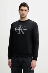 Calvin Klein bluza barbati, culoarea negru, cu imprimeu, LV040BM801 PPYA-BLM0UE_99X (LV040BM801)