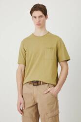Medicine tricou din bumbac barbati, culoarea verde, neted ZPYA-TSM060_81X (RS25.TSM060)