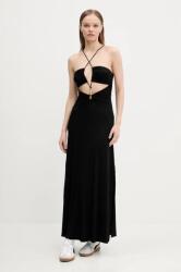 Desigual rochie MONTPELLIER culoarea negru, maxi, drept, 25SWVK55 PPYA-SUD18D_99X (25SWVK55)