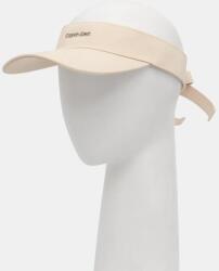 Calvin Klein baldachin de bumbac culoarea bej, neted, K60K613144 PPYA-CAD06K_08X (K60K613144)
