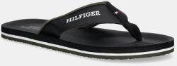 Tommy Hilfiger slapi PADDED COMFORT HILFIGER B SANDAL barbati, culoarea negru, FM0FM05440 PPYA-OBM0HK_99X (FM0FM05440)