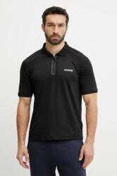 Guess tricou polo JAISS barbati, culoarea negru, cu imprimeu, Z5GP00 KCQU2 PPYA-POM08O_99X (Z5GP00.KCQU2)