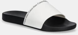 Calvin Klein papuci POOL SLIDE RUBBER barbati, culoarea alb, HM0HM00981 PPYX-KLM01M_00A (HM0HM00981)