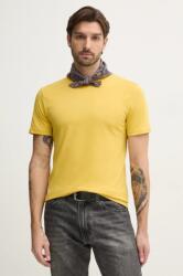 United Colors of Benetton tricou din bumbac barbati, culoarea roz, neted, 3U53J1F15 PPYH-TSM0UN_17X (3U53J1F15)