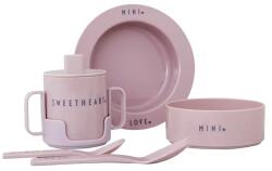 Design Letters set de mic dejun pentru copii Mini Favourite 5-pack 99KK-KBU7NR_MLC (20103025LAVENDER)