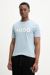 HUGO tricou din bumbac bărbați, culoarea negru, cu imprimeu, 50467556 PPYY-TSM27E_05X (50467556)
