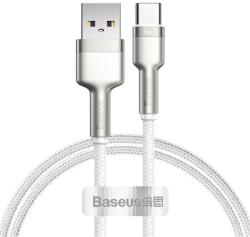 Baseus CAKF000102 Cafule fém adatkábel USB-USB-C 66W 1m fehér