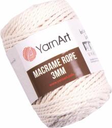 Yarn Art Macrame Rope 3 mm 63 m 752 Light Beige Șnur (Macrame Rope 3 mm 752)