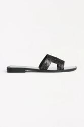 Karl Lagerfeld papuci din piele SKOOT II PPYA-KLD0CN_99X (KL80402.5S0)