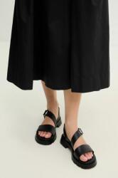 Answear Lab sandale de piele femei, culoarea negru BPYA-OBD004_99X (24252)
