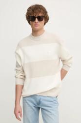 Calvin Klein pulover de bumbac culoarea bej, light, J30J326741 PPYA-SWM01C_01X (J30J326741)