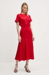 Never Fully Dressed rochie Erin culoarea rosu, midi, evazată, NFDDR1921 PPYA-SUD1DR_33X (NFDDR1921)