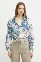 GUESS camasa JUN femei, culoarea bej, cu guler clasic, relaxed, W5GH0I WH9C2 PPYA-KDD0FF_80X (W5GH0I.WH9C2)
