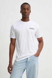 PS Paul Smith tricou din bumbac bărbați, culoarea alb, cu imprimeu, M2R. 011R. PP5084 9BYH-TSM1W4_00A (M2R.011R.PP5084)