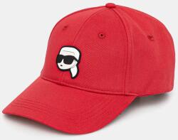 Karl Lagerfeld șapcă de baseball din bumbac IKON 99KK-CAU2E5_33X (A1W33037)