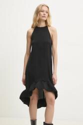 ANSWEAR rochie culoarea negru, mini, evazată BBYA-SUD07D_99X (MA1002.hlk)