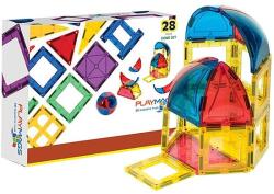 Playmags Mágneses csempe 3D Dome Playmags 164 - 28 db készlet