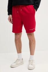 Tommy Hilfiger pantaloni scurti din bumbac barbati, culoarea rosu, MW0MW38698 PPYA-SZM0LM_33X (MW0MW38698)