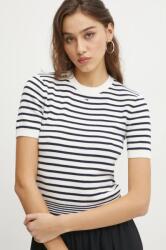 Tommy Hilfiger pulover cu mânecă scurtă pentru femei din bumbac PPYA-SWD013_00A (DW0DW19336)