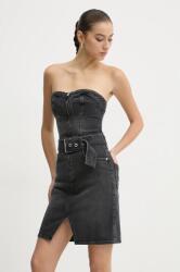 Karl Lagerfeld Jeans rochie culoarea gri, mini, evazată, A1W13006 PPYA-SUD060_90J (A1W13006)