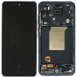 GH82-34307A Samsung Galaxy A55 OLED kijelző érintővel Kék (Navy) kerettel, előlap (GH82-34307A)