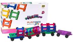 Playmags 3D mágneses vonatblokkok 155 db 20 db-os készlet