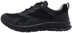 Grisport Pantofi barbati, Grisport, 890595-44514N3T-Negru, sport, piele naturala, cu talpa groasa, negru (Marime: 45)