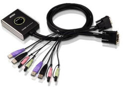 ATEN CS682 2port USB DVI Audio KVM switch (CS682) - haztartasibolt