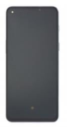 OnePlus Nord 2T 5G CPH2399 előlap keret, lcd kijelző és érintőpanel, fekete, Sams Size OLED