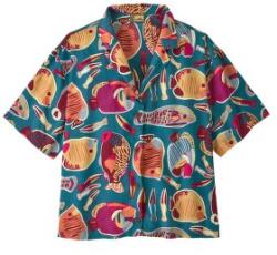 Patagonia Tidal Threads Shirt Cămașă cu mânecă scurtă Wrasse: Wetland Blue L