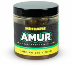 MIKBAITS amur range - bojli in dip 16 mm dippelt horog bojli (MC0100) - nextfish