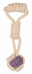 TRIXIE Játék labda kötélből fogóval 6cm/23cm (32813)