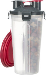 TRIXIE műanyag utazó szett szilikon tállal 2x0, 35l/11x23cm (25019) - webshop