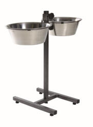 TRIXIE fém tál állványon kutyának 2x4, 5l/28cm (24923)
