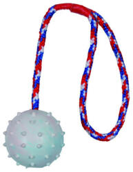 TRIXIE Játék Tömör Gumi Labda Kötéllel 6cm (3305) - webshop