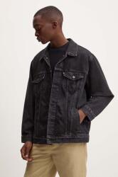 Levi's farmerdzseki férfi, fekete, átmeneti, oversize, A5782 - fekete S