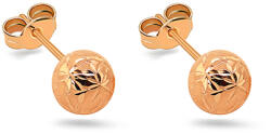 Heratis Forever Rosé arany golyó fülbevaló gravírozással, 14K IZ31563R