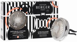 Maison Berger Paris Set odorizant masina Maison Berger Illusion Silver + rezerva ceramica Angelique Noire (007697)